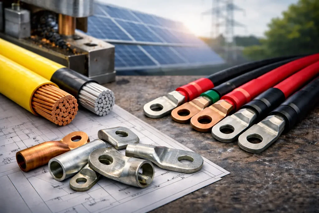 Liaisons électriques sur mesure avec cosses serties